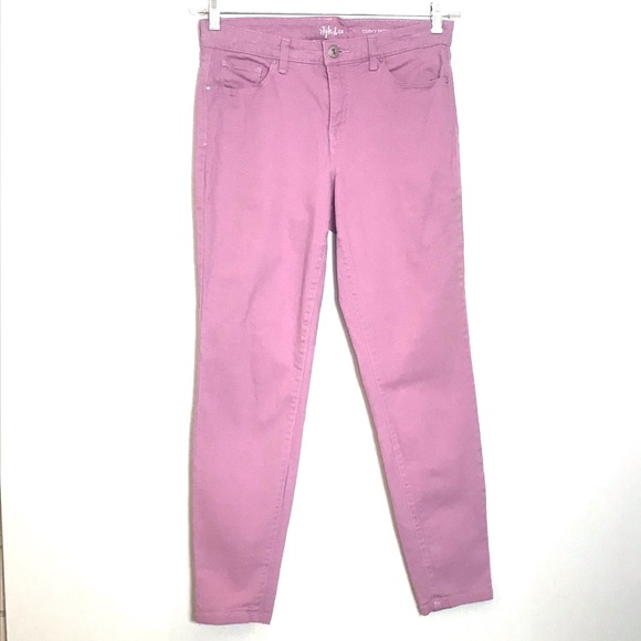 STYLE & CO French Orchid Curvy Skinny Leg Jeans - Picture 4 of 10